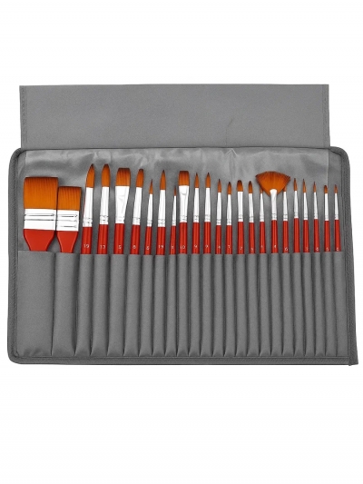 Набор кистей для рисования Ocra (24 шт, нейлон)-1